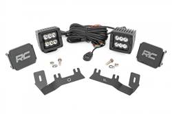 Lighting - Mounting - Rough Country - ROUGH COUNTRY LED DITCH LIGHT KIT CHEVY SILVERADO 1500 (2014-2018)
