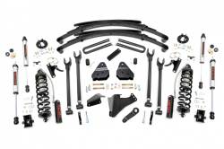 2005-16 Ford F250, F350 Super Duty - Rough Country - Rough Country - ROUGH COUNTRY 6 INCH COILOVER CONVERSION LIFT KIT 4 LINK | RR SPRINGS | FORD SUPER DUTY (05-07)