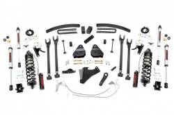 Rough Country - ROUGH COUNTRY 6 INCH COILOVER CONVERSION LIFT KIT 4 LINK | FORD SUPER DUTY (2008-2010) - Image 1