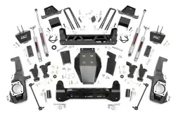 Rough Country - ROUGH COUNTRY 7 INCH LIFT KIT TORSION DROP | CHEVY/GMC 2500HD/3500HD (20-22) - Image 1