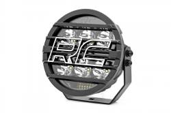 Rough Country - ROUGH COUNTRY BLACK SERIES LED LIGHT PAIR AMBER DRL | 6.5 INCH | ROUND - Image 2