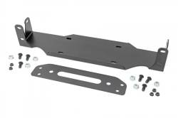 ROUGH COUNTRY WINCH MOUNTING PLATE MODULAR STEEL OE BUMPER | JEEP WRANGLER JL (18-23)