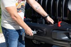 Rough Country - ROUGH COUNTRY WINCH MOUNTING PLATE MODULAR STEEL OE BUMPER | JEEP WRANGLER JL (18-25) - Image 11