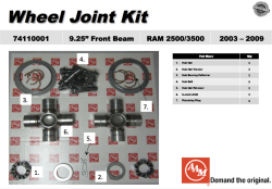 American Axle Manufacturing (AAM) - OEM AAM 12 Bolt 9.25" 1485 Front Axle U-Joint KIT W/ Hardware | 03-09 Dodge Ram Front - Image 1