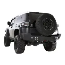 Smittybilt - SMITTYBILT 07-14 FJ CRUISER M1 REAR BUMPER W/ D-RING MOUNTS & REAR LIGHTS | BLACK - Image 2