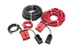 Winches & Recovery Gear - Winch Accessories - ROUGH COUNTRY WINCH POWER CABLE QUICK DISCONNECT | 24 FT