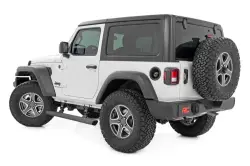 ROUGH COUNTRY POWER RUNNING BOARDS LIGHTED | 2 DOOR | JEEP WRANGLER JL (18-23)