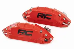 Rough Country - ROUGH COUNTRY CALIPER COVERS FRONT AND REAR | RED | CHEVY/GMC 2500HD/3500HD (20-23) - Image 6
