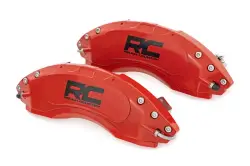 Rough Country - ROUGH COUNTRY CALIPER COVERS FRONT AND REAR | RED | CHEVY/GMC 2500HD/3500HD (20-23) - Image 8