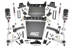 Rough Country - ROUGH COUNTRY 7 INCH STAMPED STEEL LCA LIFT KIT FORGED UCA | BRACKET | CHEVY/GMC 1500 (16-18) - Image 2