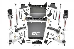 Rough Country - ROUGH COUNTRY 7 INCH STAMPED STEEL LCA LIFT KIT FORGED UCA | BRACKET | CHEVY/GMC 1500 (16-18) - Image 1