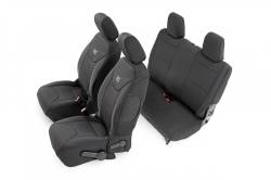 ROUGH COUNTRY SEAT COVERS FRONT AND REAR | JEEP WRANGLER JK 4WD (2007-2010)