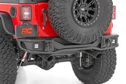 Rough Country - ROUGH COUNTRY REAR BUMPER TUBULAR | JEEP WRANGLER JK (2007-2018) - Image 2