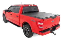 Rough Country - ROUGH COUNTRY Hard Tri-Fold Flip Up Bed Cover 6'10" Bed | Ford Super Duty (08-16) - Image 4