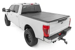 Rough Country - ROUGH COUNTRY Hard Tri-Fold Flip Up Bed Cover 6'10" Bed | Ford Super Duty (17-23) - Image 3