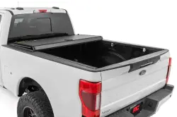 Rough Country - ROUGH COUNTRY Hard Tri-Fold Flip Up Bed Cover 6'10" Bed | Ford Super Duty (17-23) - Image 2