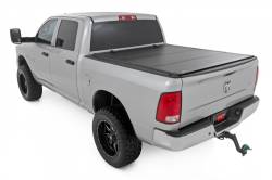 Rough Country - ROUGH COUNTRY Hard Tri-Fold Flip Up Bed Cover 6'4" Bed | Ram 1500 (10-18)/2500 (10-23) - Image 4