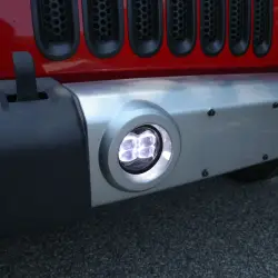 VISION X Lighting - VISION X CR-4 PERFORMANCE LED FOG LIGHT UPGRADE KIT | FOG CLEAR | JEEP WRANGLER JK, JL & GLADIATOR JT - Image 3