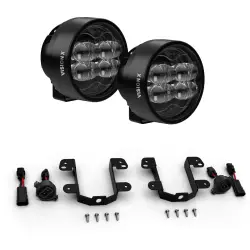 VISION X CR-4 PERFORMANCE LED FOG LIGHT UPGRADE KIT | FOG CLEAR | JEEP WRANGLER JK, JL & GLADIATOR JT