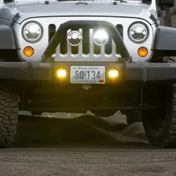 VISION X Lighting - VISION X CR-3 PERFORMANCE LED FOG LIGHT UPGRADE KIT | HYBRID SELECTIVE YELLOW | JEEP WRANGLER JK, JL & GLADIATOR JT - Image 3