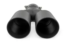 Rough Country - ROUGH COUNTRY Exhaust Tip Black | Red RC Logo | 2.5-3 Inch Pipe Single Inlet | Dual Outlet - Image 4
