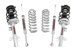 Suspension & Components - JEEP - Rough Country - ROUGH COUNTRY 2 Inch Lift Strut Kit Jeep Cherokee KL 4WD (2014-2023)