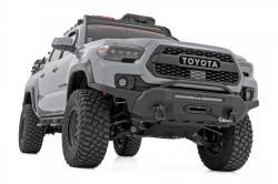 Rough Country - ROUGH COUNTRY LED FOG LIGHT KIT 3.5 INCH ROUND BLACK SERIES | AMBER DRL | TOYOTA TACOMA (16-22) - Image 2