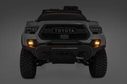 Rough Country - ROUGH COUNTRY LED FOG LIGHT KIT 3.5 INCH ROUND BLACK SERIES | AMBER DRL | TOYOTA TACOMA (16-22) - Image 5