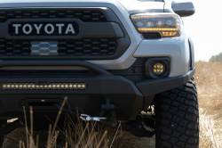 Rough Country - ROUGH COUNTRY LED FOG LIGHT KIT 3.5 INCH ROUND BLACK SERIES | AMBER DRL | TOYOTA TACOMA (16-22) - Image 8