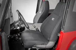 Rough Country - ROUGH COUNTRY SEAT COVERS FRONT AND REAR | JEEP WRANGLER YJ 4WD (1987-1990) - Image 2