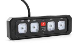 Rough Country - Rough Country 4 Gang Switch Panel RGB Backlit Buttons | Multifunction Modes - Image 3