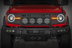 Rough Country DRL Halo LED Headlights DOT Approved | Ford Bronco 4WD (2021-2025)